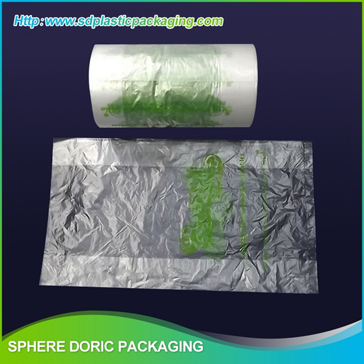 HDPE flat gusset bags with printing