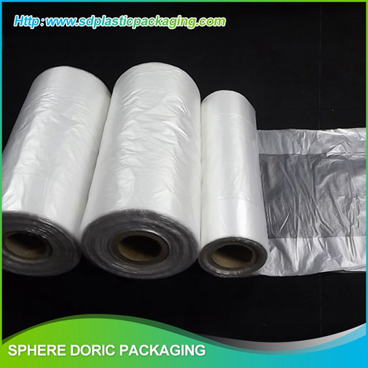HDPE flat gusset bags without printing