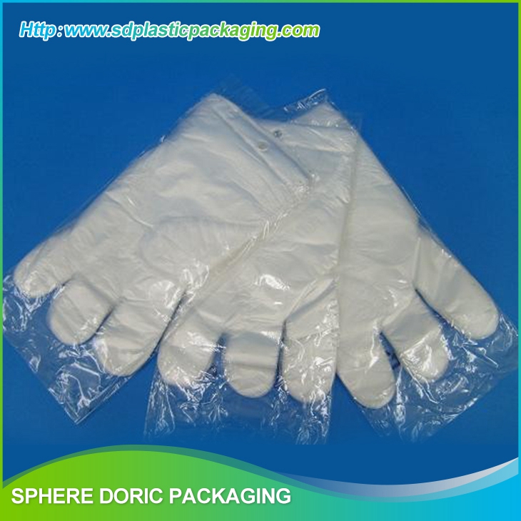 HDPE gloves with holes and perforation