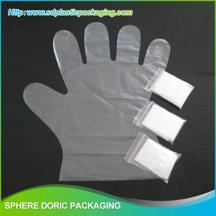 HDPE gloves with single pack