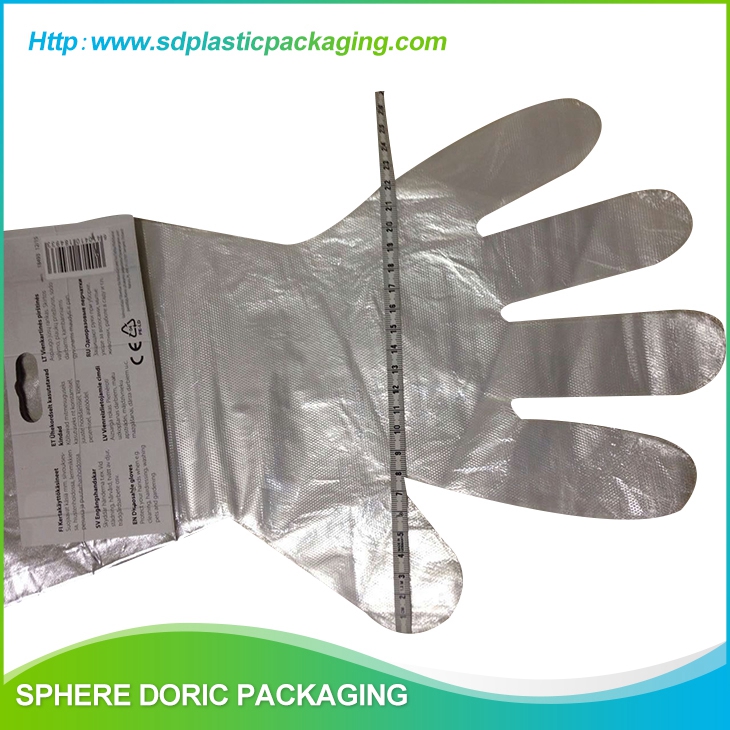 HDPE gloves with papercord
