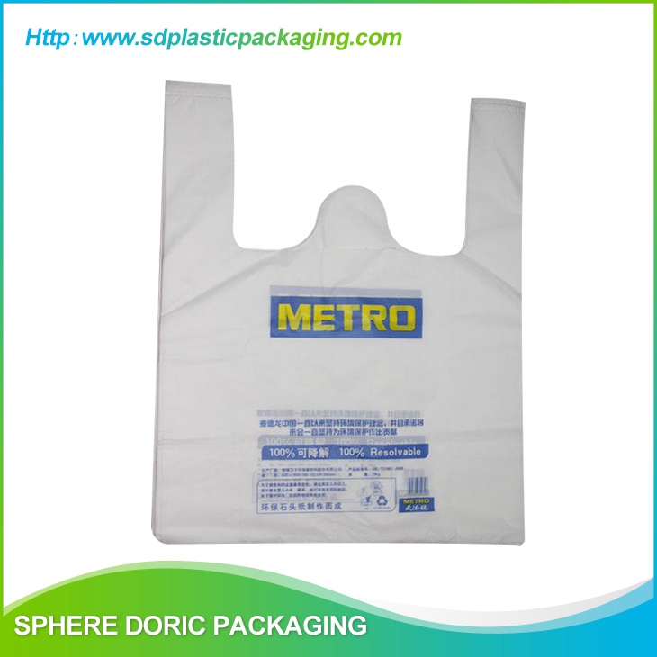 Bio degardable T-thirt bags