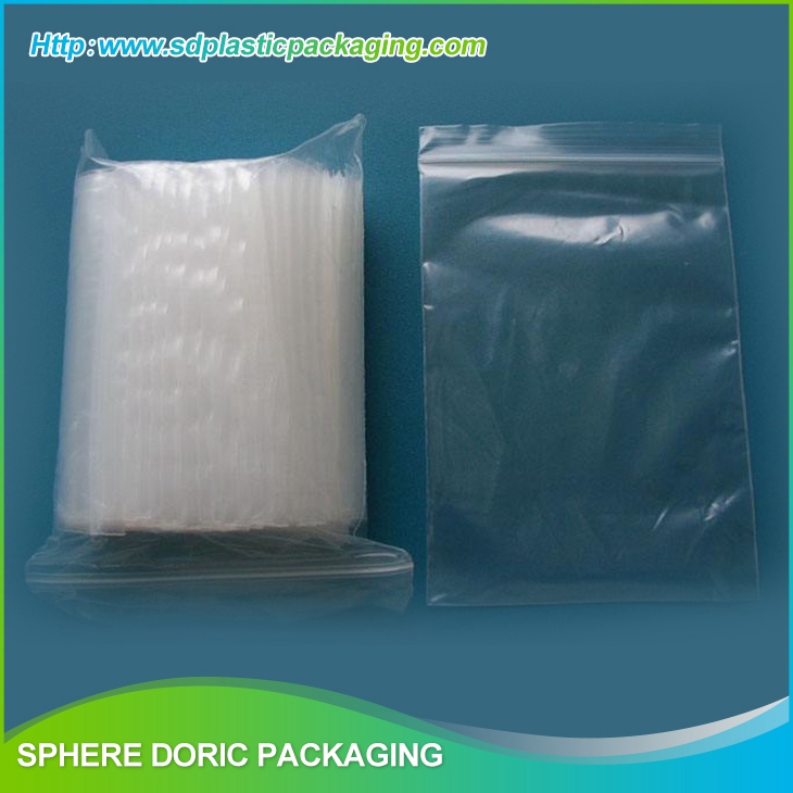 LDPE plain zip lock bags
